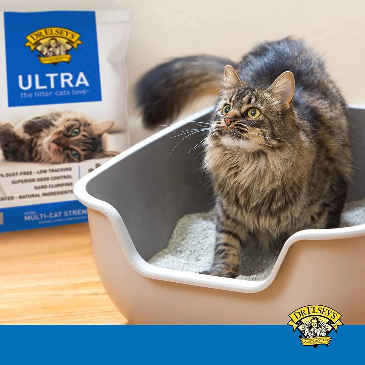 Dr. Elsey’s Ultra Unscented Clumping Cat Litter – 40 lb Bag