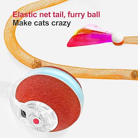 Agile Moving Cat Ball – Automatic Motion-Activated Toy for Kittens & Indoor Cats