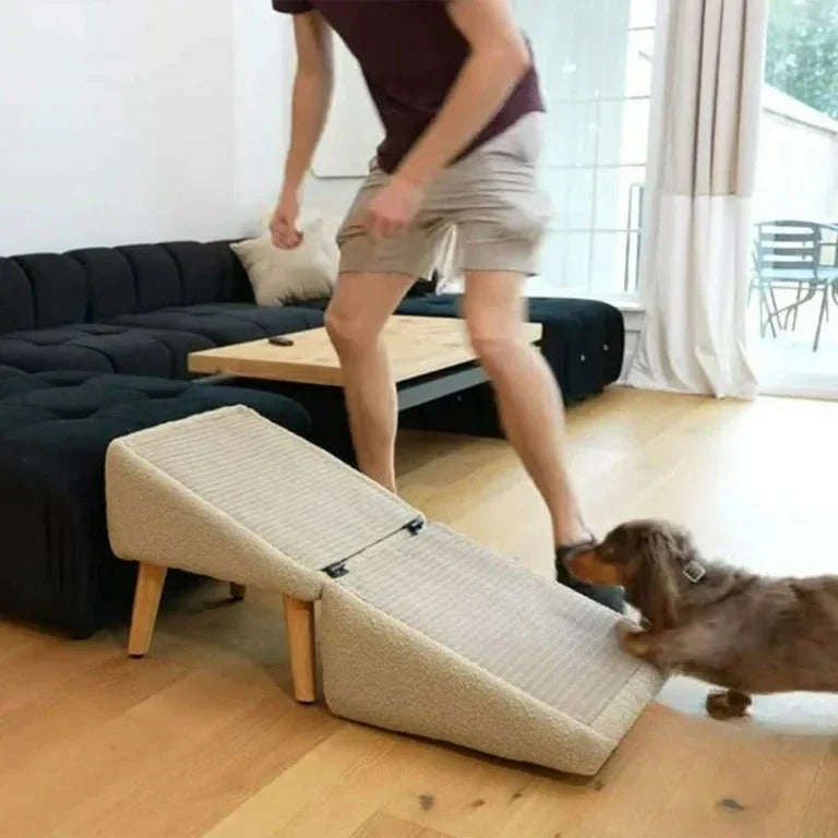 🐾 Ramp or Steps? One Smart Solution for Your Pet!