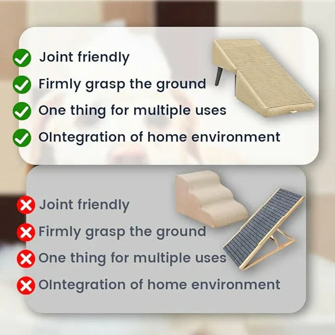 🐾 Ramp or Steps? One Smart Solution for Your Pet!